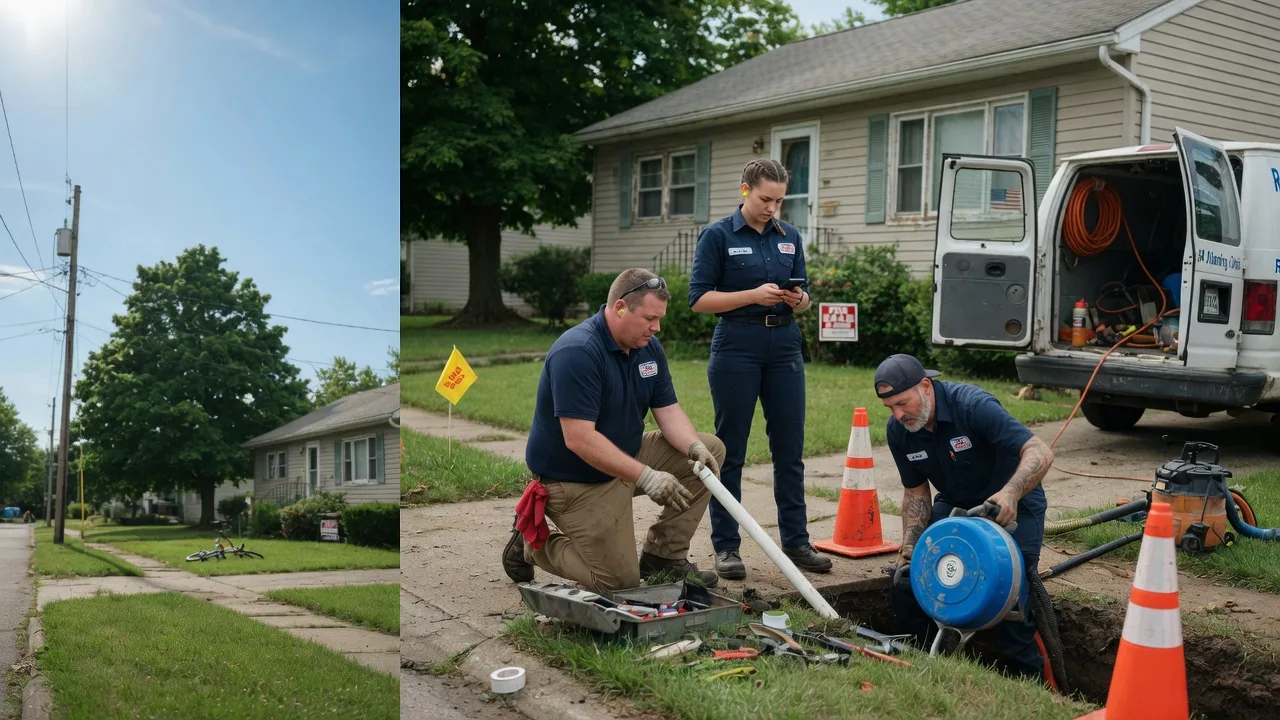Sewer Line Repair in New Douglas, IL near me